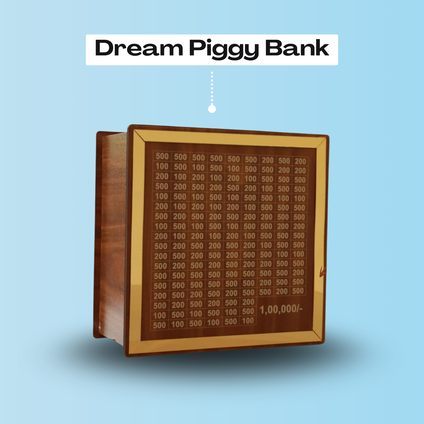 Savings Challenge Piggy Bank