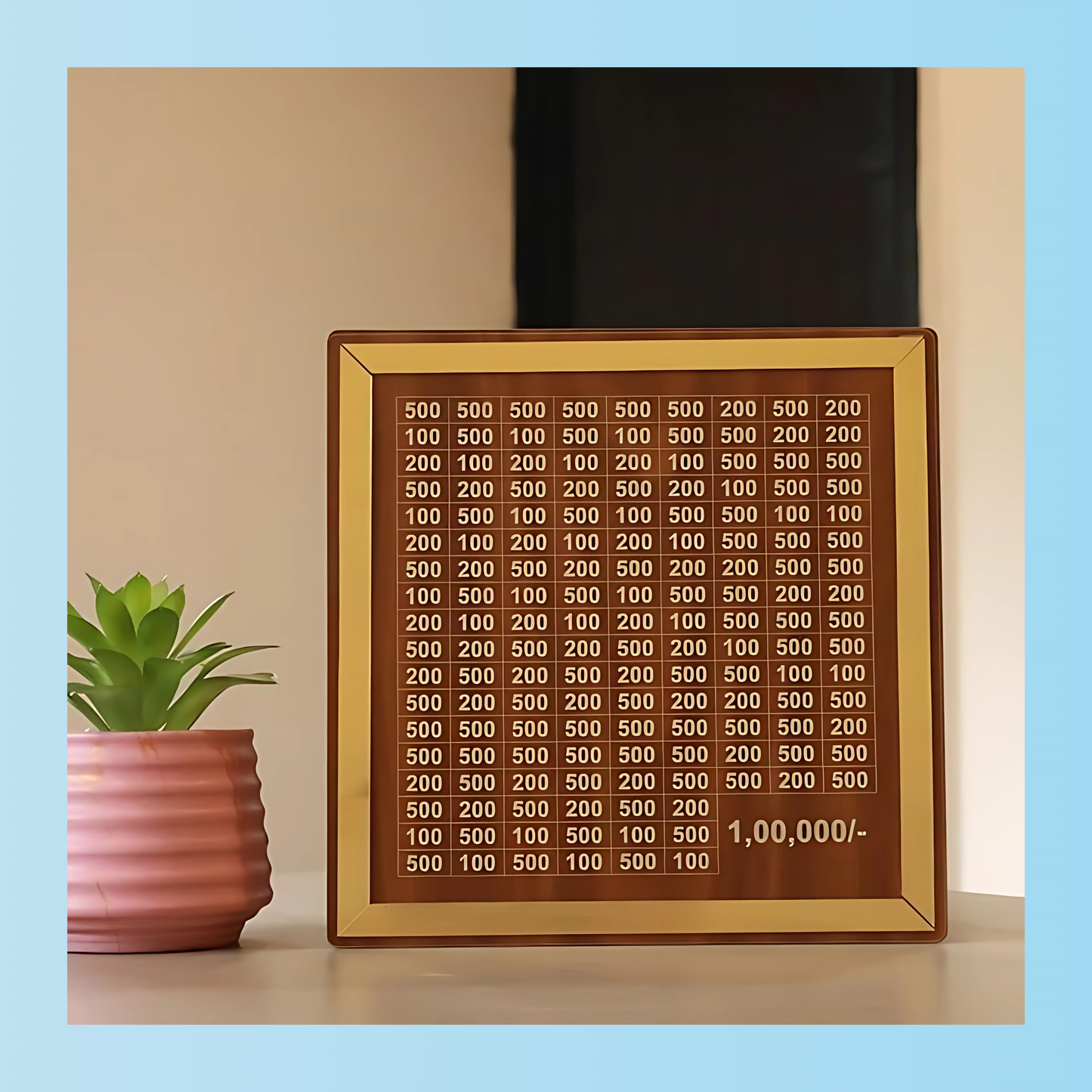 Savings Challenge Piggy Bank
